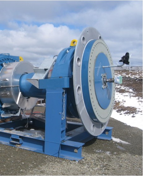 układ hamulcowy w elektrowni wiatrowej